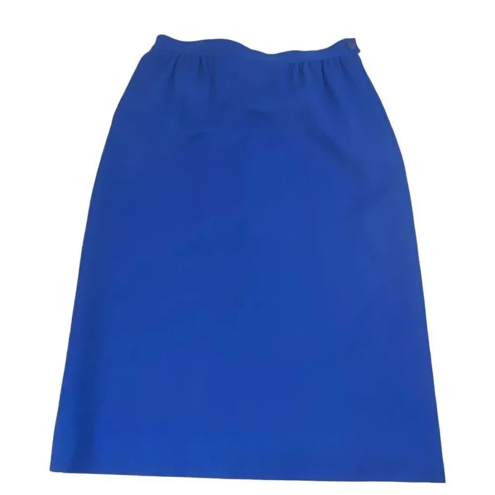 Vintage Pendleton Straight Skirt size 10P Blue